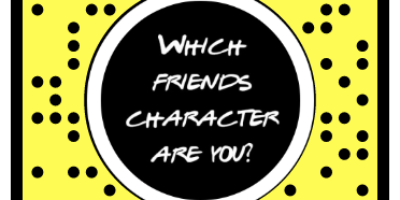 Which FRIENDS Character Are You? Filter Lens